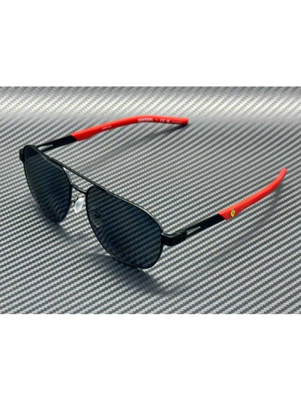 New Ferrari Men Matte Black Sunglasses 59-16-145